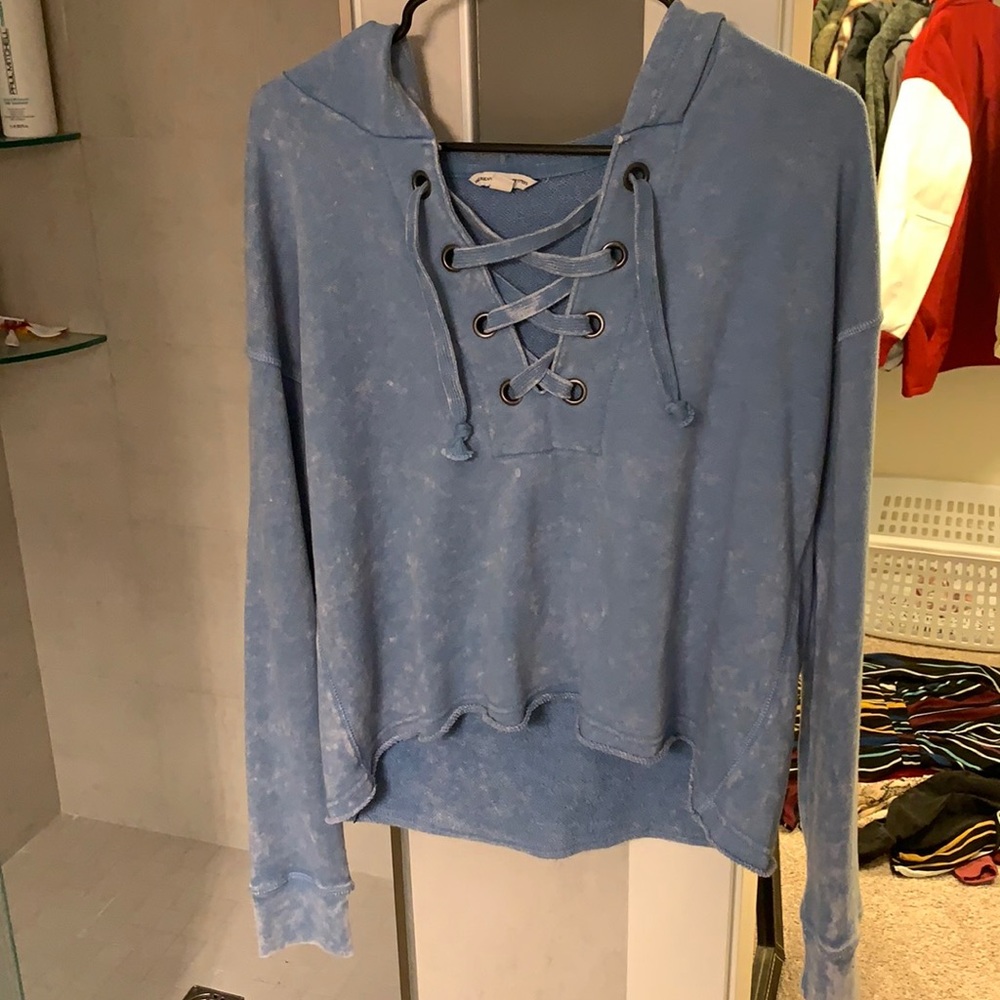 American eagle cropped hoodie